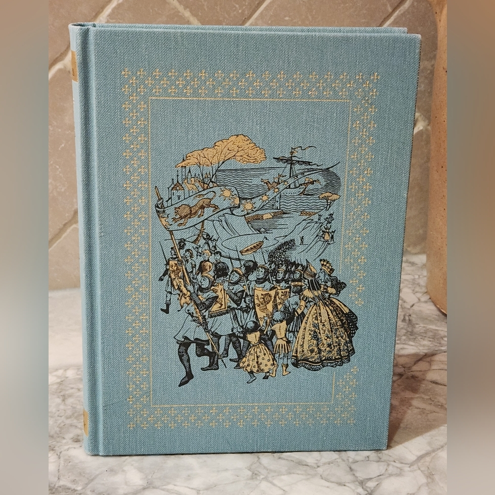 Folio Society C.S. Lewis The Chronicles of Narnia Book Blue Voyage Dawn Treader
